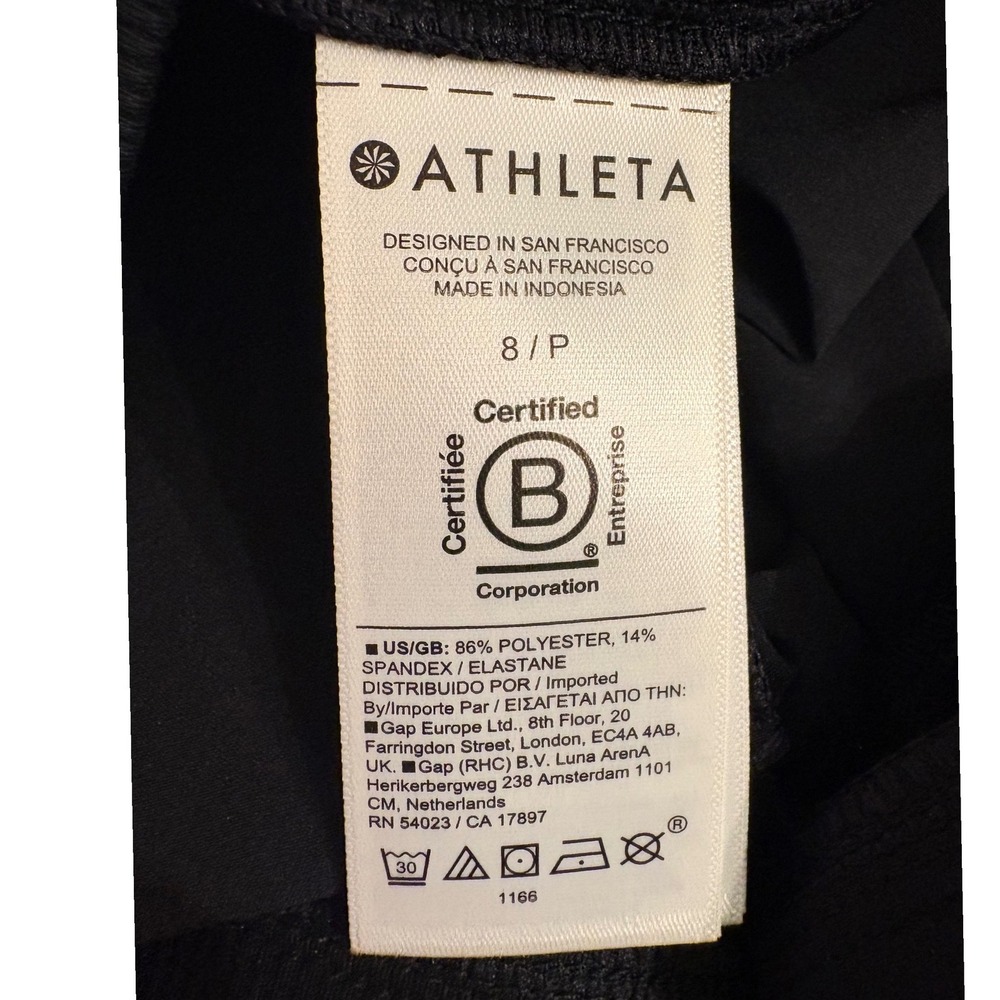 Athleta‎ NWT Brooklyn Ankle Pant Black-8 Petite - Picture 6 of 7